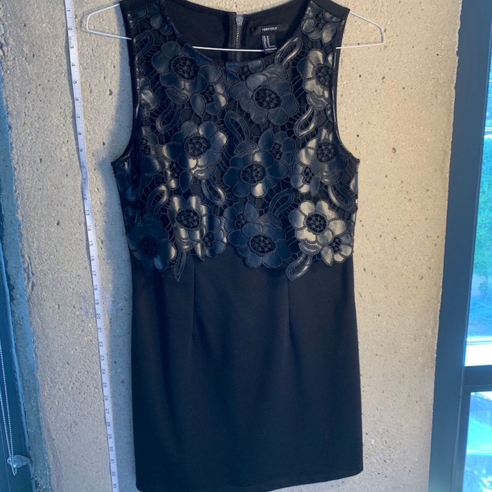 Forever 21 Mini Dress with Faux Leather on Bust